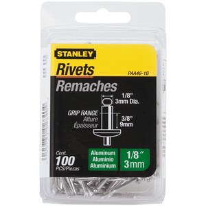 3/8 x 1/8 in. Aluminum Rivet (100 Pack)