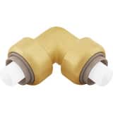 Jones Stephens Plumbite® Brass Push 90° Elbow JC77427LF at Pollardwater