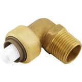 Jones Stephens Plumbite® 1/2 in. MPT Push On 90 Degree Elbow Adapter JC77432LF at Pollardwater