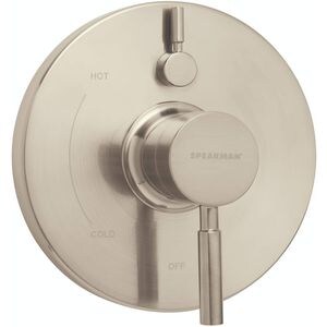 Two Handle Diverter Valve Trim in Brushed Nickel