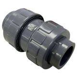 FNW® Figure 345A 1/2 in. PVC NPT x Socket Weld True Union Ball Check Valve FNW345AVD at Pollardwater