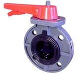 FNW® Figure 721A PVC EPDM Gear Operated Wafer Style Butterfly Valve FNW721AEG10 at Pollardwater