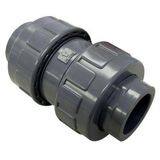 FNW® Figure 345A 1-1/4 in. PVC NPT x Socket Weld True Union Ball Check Valve FNW345AEH at Pollardwater