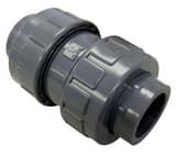 FNW® Figure 345A 1-1/4 in. PVC NPT x Socket Weld True Union Ball Check Valve FNW345AEH at Pollardwater