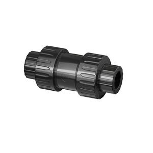 1/2 in. NPT x Socket Weld PVC True Union Ball Check Valve