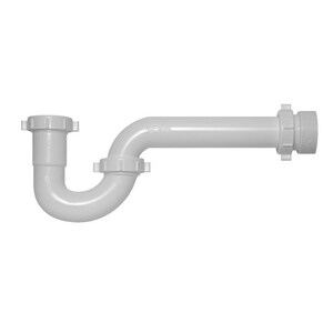 1-1/2 in. Plastic P-Trap in White