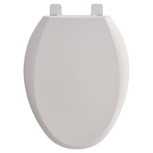 Elongated Closed Front Toilet Seat in White