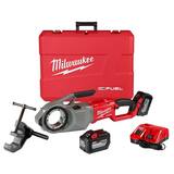 Milwaukee® M18 FUEL™ 1/8 in. - 2 in.One-Key Cordless Brushless Pipe Threader Kit with (2) 12.0Ah Batteries and Case M287422HD at Pollardwater