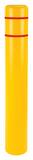 Innoplast Inc BollardGard 11 x 60 in. LDPE Bollard Cover in Yellow and Red IBC1160YR at Pollardwater