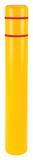 Innoplast Inc BollardGard 4 x 52 in. HDPE Bollard Cover in Yellow and Red IBC452YR at Pollardwater