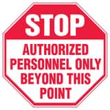 Accuform Signs 12 x 12 in. Aluminum Non-Lighted Sign AMAST202VA at Pollardwater