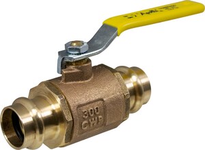 2 in. Cast Bronze Full Port Press 200# Ball Valve