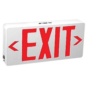 Red Chevron LED in White