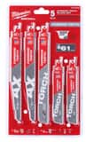 Milwaukee® Sawzall® 7 TPI Reciprocating Saw Blade Set (5-Piece) M49225505 at Pollardwater