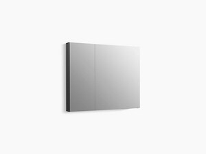 30 x 24 in. Surface Mount Medicine Cabinet in Dark Anodized Aluminum