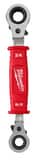 Milwaukee® LINEMANS 4IN1 INSULATED RATCHETING BOX WRENCH M48229212 at Pollardwater