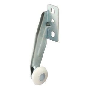 Steel Plastic Track Roller in Zinc (Pack of 2)
