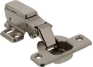 Self Closing Concealed 2-way Cabinet Hinge in Nickel (Pack of 2)