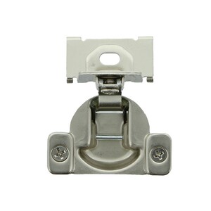 Self Closing Concealed 2-way Cabinet Hinge in Nickel (Pack of 2)