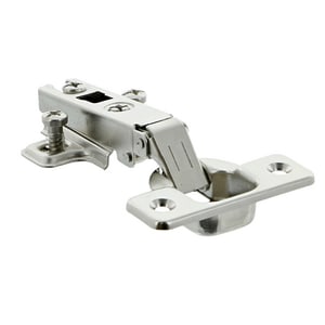 Self Closing Concealed 2-way Cabinet Hinge in Nickel (Pack of 2)