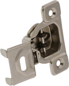 Self Closing Concealed 2-way Cabinet Hinge in Nickel (Pack of 2)