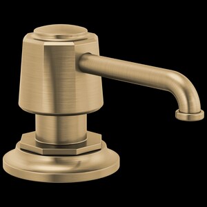 13-1/8 in. 13 oz. Kitchen Soap Dispenser in Luxe Gold