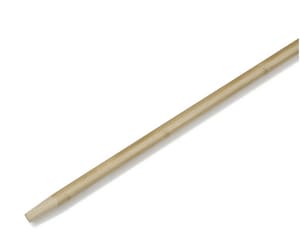 60 x 1-1/8 in. Lacquered Wood Tapered Broom Handle (Pack of 2)