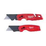 Milwaukee® Fastback™ 1 x 1-3/100 in. Folding Utility Knife Set M48221503 at Pollardwater