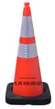 VizCon Enviro-Cone® 36 in. Orange Florida DOT Cone with Reflective Collar with 12 lb. Black Base V16036HIWB12FL at Pollardwater