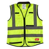 Milwaukee® HIGH VISIBILITY YELLOW PERFORMANCE SAFETY VEST XXL/XXXL M48735043 at Pollardwater