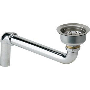 Strainer Basket with Brass Overall Size Drain Stainless Steel