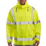 Tingley Vision™ Class 3 Refelctive Rain Jacket in Hi-Viz Yellow, Size Medium TJ23122MD at Pollardwater