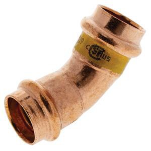 1 in. Copper Press 45° Elbow (For Gas)