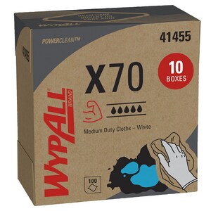9-1/10 x 16-4/5 in. Wipes in White (Case of 10)