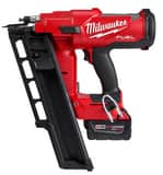 Milwaukee® M18 FUEL™ Cordless 18V REDLITHIUM™ Framing Nailer Kit M274421 at Pollardwater