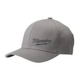 Milwaukee® Polyester and Cotton Fitted Flex Hat in Grey M504GSM at Pollardwater