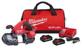 Milwaukee® M18 FUEL™ Cordless 18V Lithium-ion 3A Band Saw Tool Kit M282922 at Pollardwater