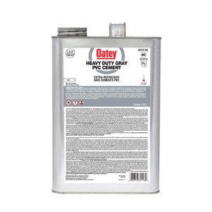 1 gal. Heavy Duty Medium Set Gray PVC Pipe Cement