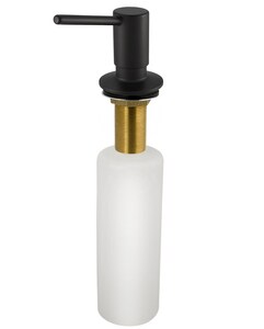 11 in. 12 oz. Kitchen Soap Dispenser in Matte Black