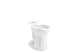 Elongated Toilet Bowl in White