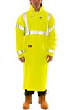 Tingley Eclipse™ Size 3X Nomex® Reusable Coat in Fluorescent Yellow and Green TC441223X at Pollardwater