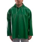 Tingley Safetyflex® Size 4X Plastic Hooded Jacket in Green TJ411084X at Pollardwater