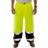 Tingley Icon LTE™ Size 4X Plastic Pants in Black, Fluorescent Yellow-Green and Silver TP271224X at Pollardwater