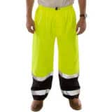 Tingley Icon LTE™ Class E Reflective Rain Pants in Hi-Viz Yellow & Black, Size X-Large TP27122XL at Pollardwater