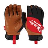 Milwaukee® LEATHER PERFORMANCE GLOVES - XXL M48730024 at Pollardwater