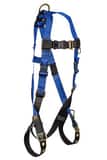 FallTech Contractor 1D Standard Non-belted Full Body Harness, Tongue Buckle Leg Adjustment, 3XL F70163X at Pollardwater