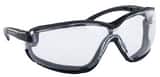 SAS Safety GLOGGLES™ Plastic Safety Goggle with Black Frame and Clear Lens SAS5103 at Pollardwater