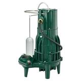 Zoeller Pump Co 1/2 HP 115V Automatic Cast Iron Effluent Pump Z1610001 at Pollardwater