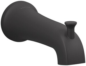Diverter Tub Spout in Matte Black