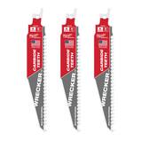 Milwaukee® The Wrecker™ 6 in. 6 TPI Reciprocating Saw (Pack of 3) M48005341 at Pollardwater